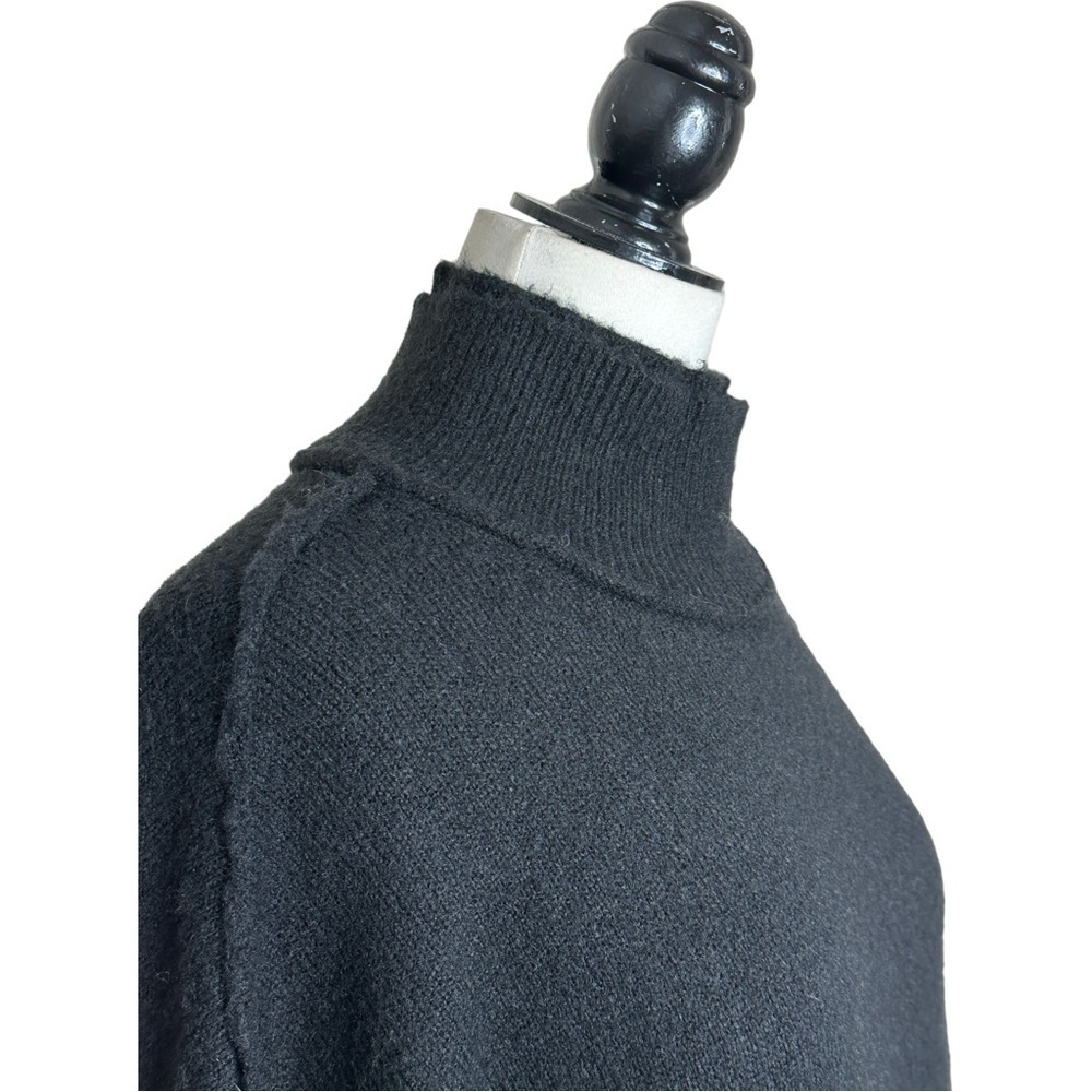 Urban Daizy Black Oversize Double Layer Mock Turt… - image 1